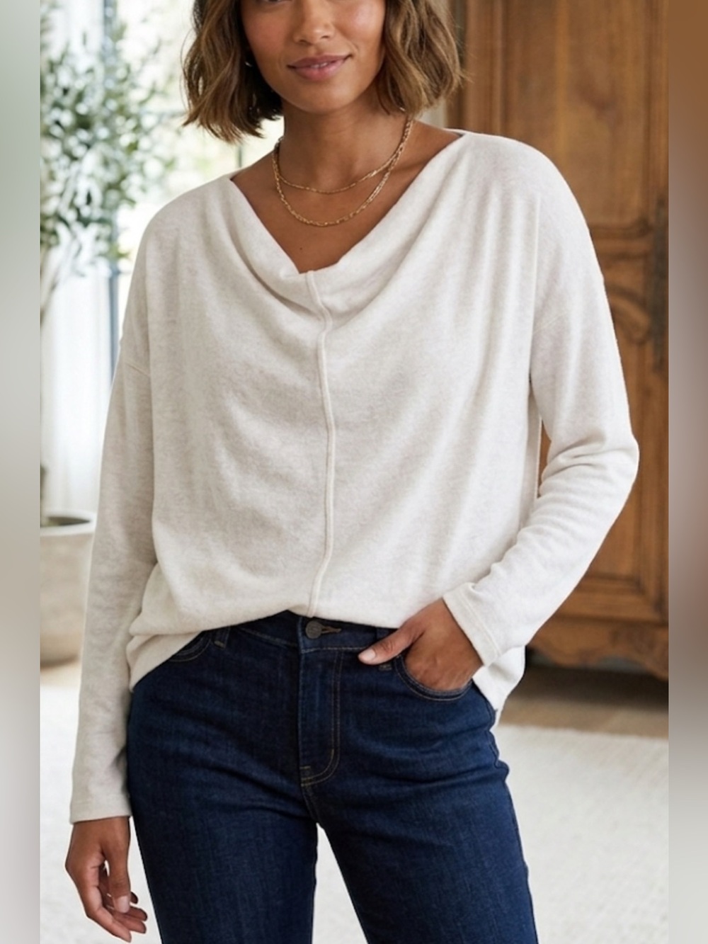 GENTLE FAWN GF Collection Cowl Neck Top